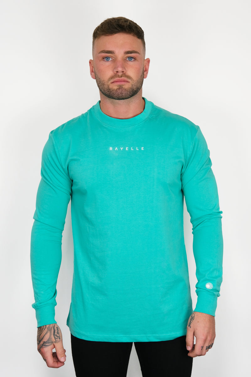 Mint long cheap sleeve top