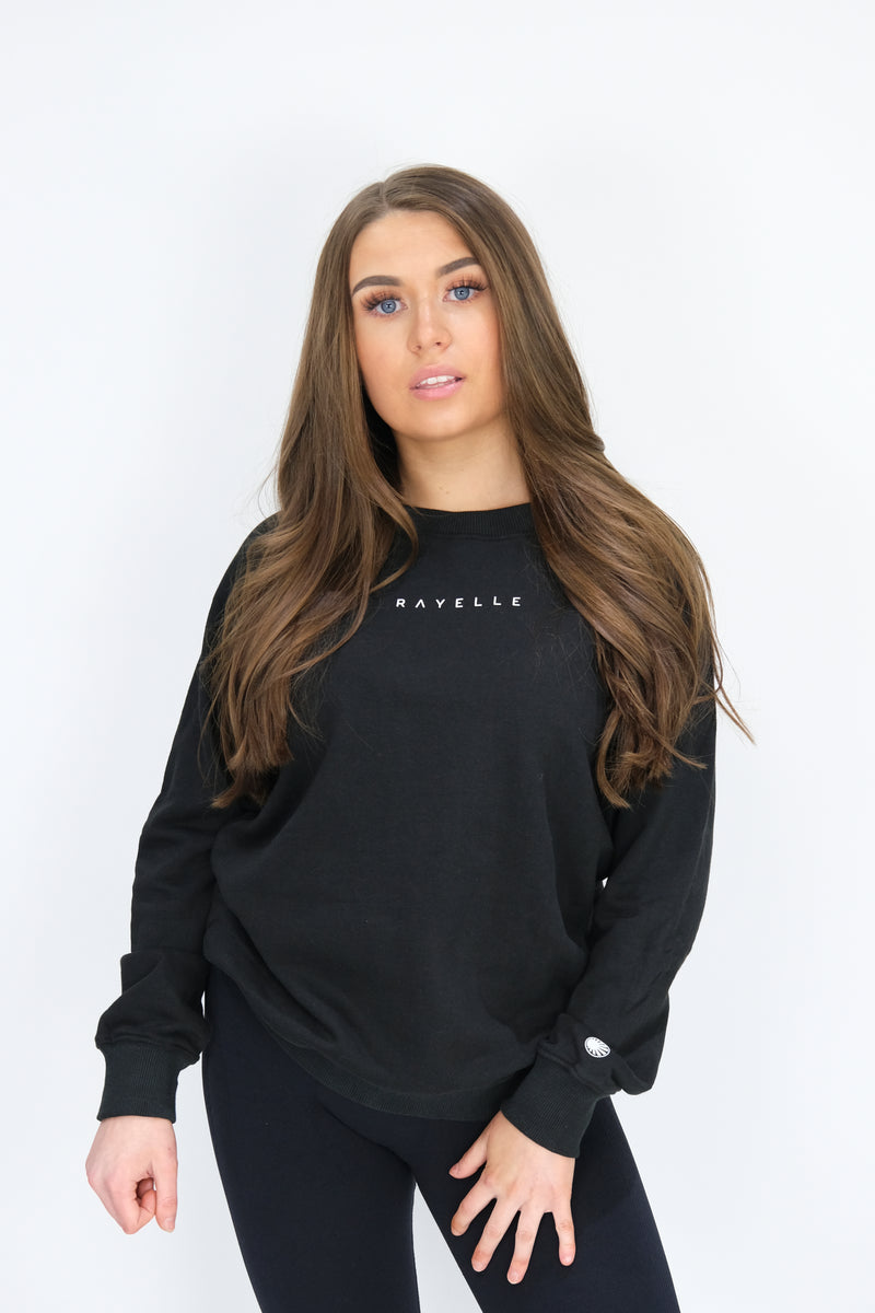 BLACK SWEATSHIRT