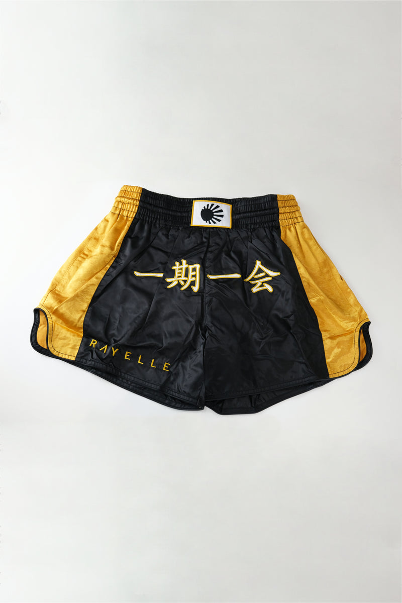 BLACK KANJI SHORTS