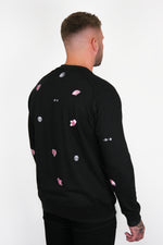 BLACK KANJI SWEATSHIRT