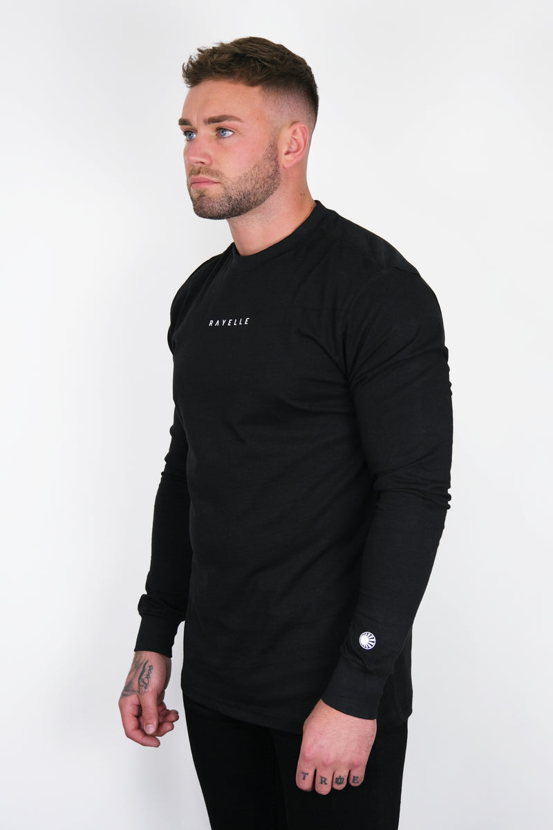 BLACK LONG SLEEVE T-SHIRT