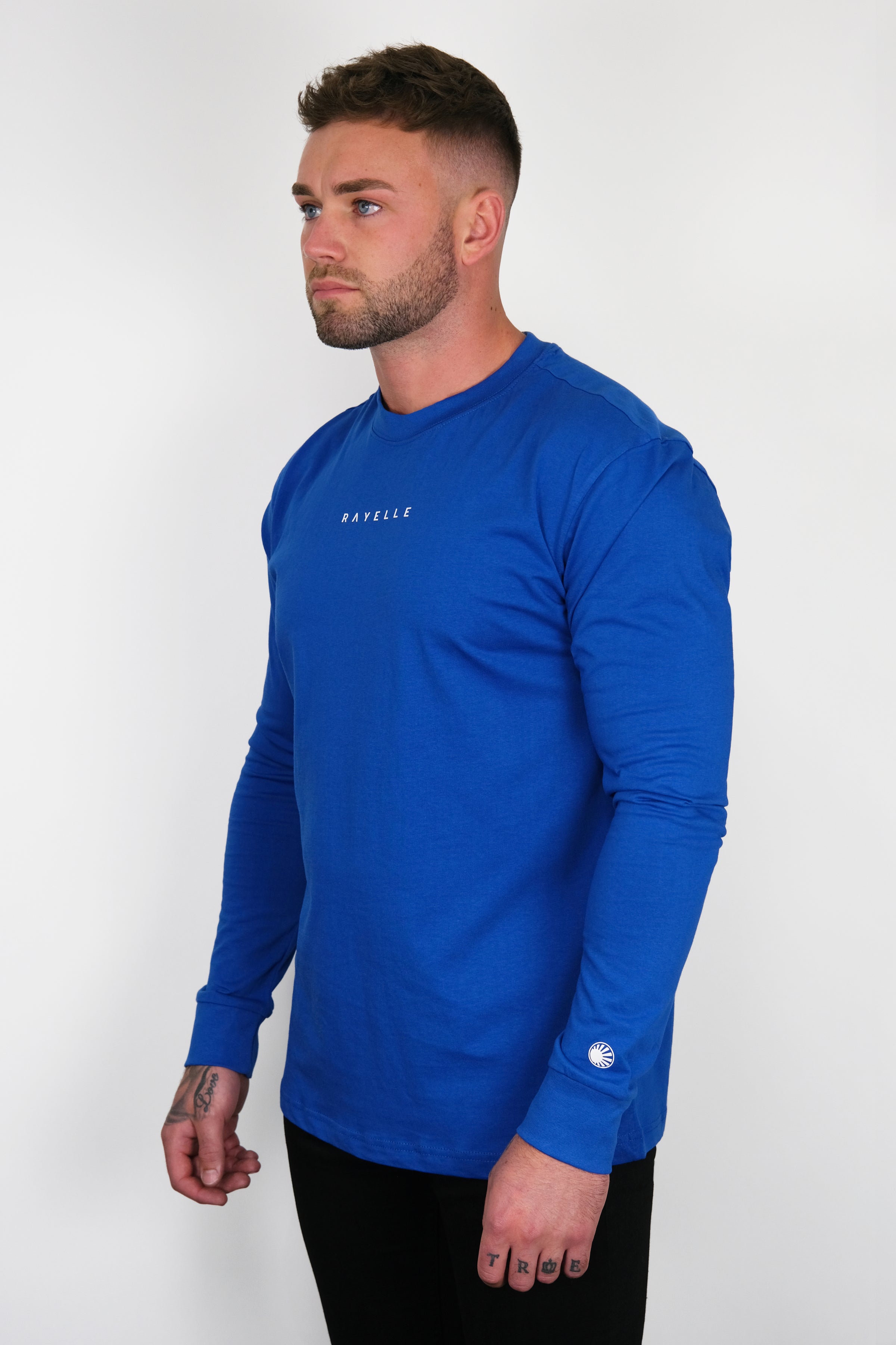 ROYAL BLUE LONG SLEEVE T SHIRT R A Y E L L E
