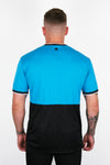 BLUE COLOUR BLOCK T-SHIRT