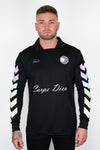 BLACK FOOTBALL JERSEY