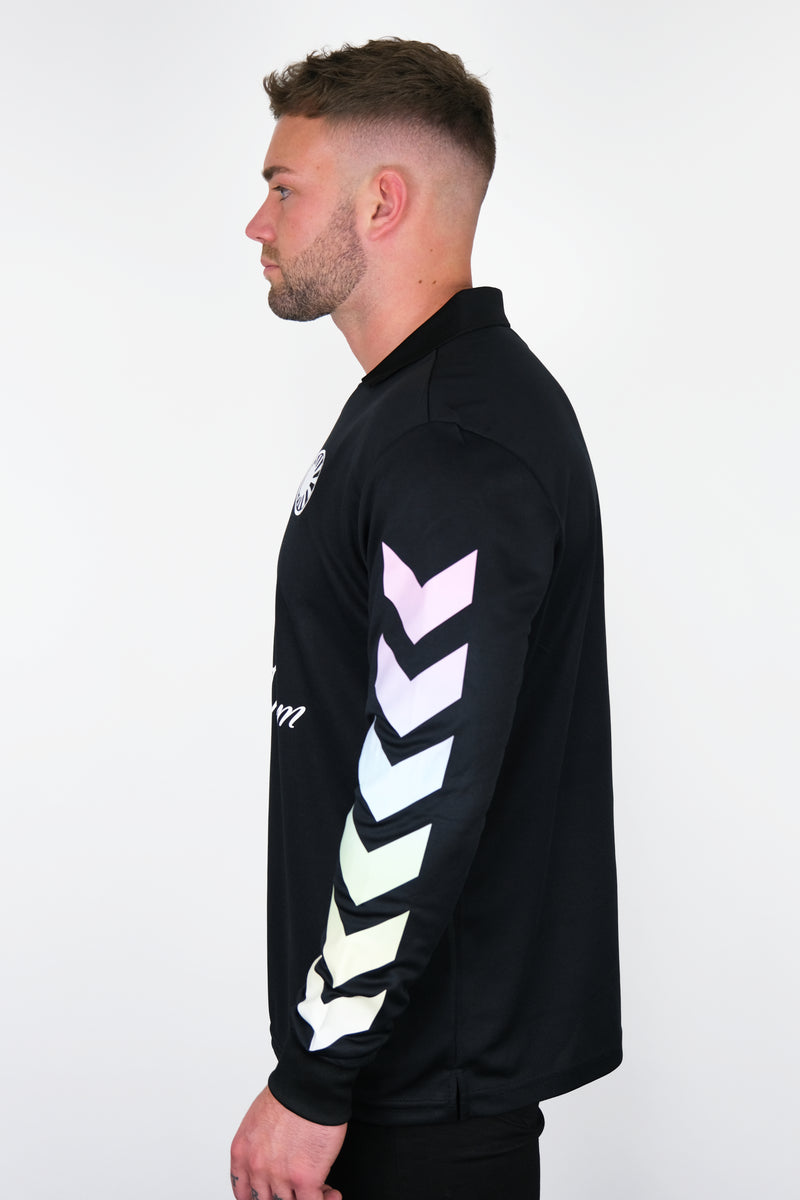 BLACK FOOTBALL JERSEY