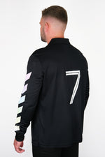 BLACK FOOTBALL JERSEY