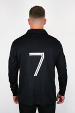 BLACK FOOTBALL JERSEY
