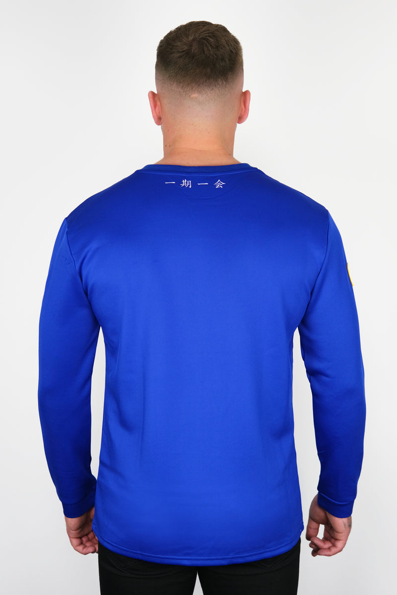 ROYAL BLUE LONG SLEEVE KANJI JERSEY