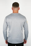 GREY MARL LONG SLEEVE KANJI JERSEY