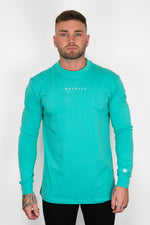 MINT GREEN LONG SLEEVE T-SHIRT