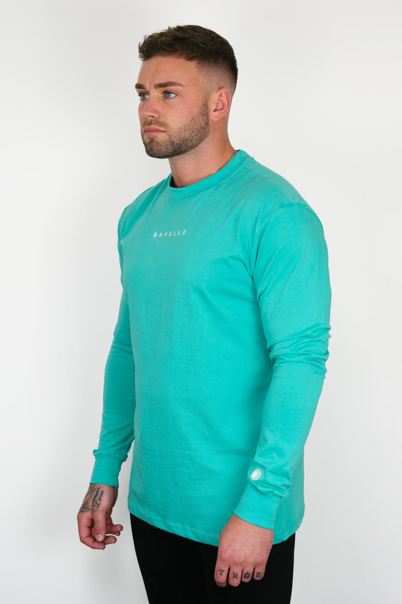 MINT GREEN LONG SLEEVE T-SHIRT