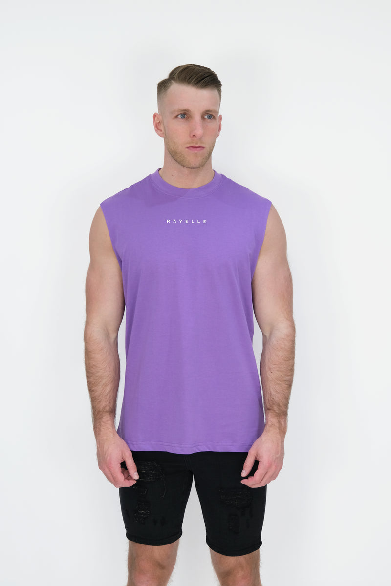 PURPLE SLEEVELESS TOP