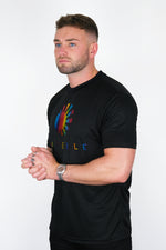 BLACK RAINBOW T-SHIRT