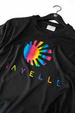 BLACK RAINBOW T-SHIRT