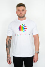 WHITE RAINBOW T-SHIRT