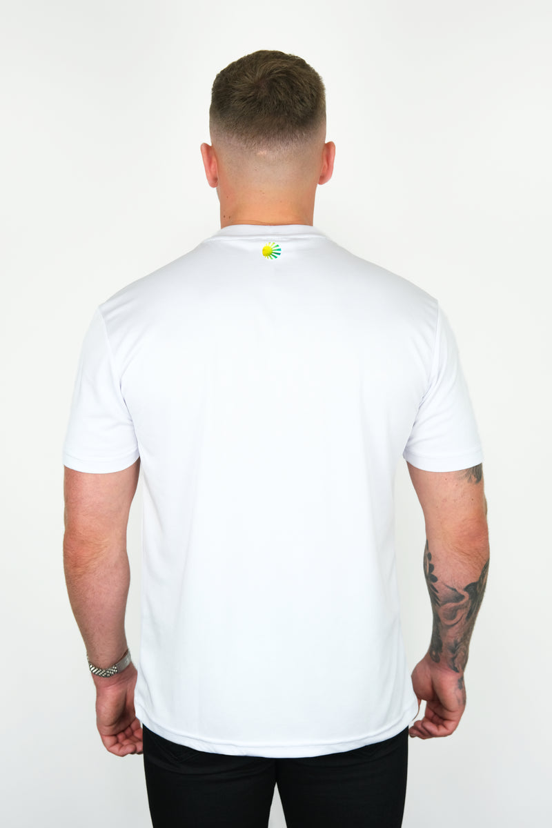 WHITE RAINBOW T-SHIRT