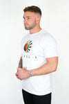 WHITE RAINBOW T-SHIRT