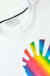 WHITE RAINBOW T-SHIRT